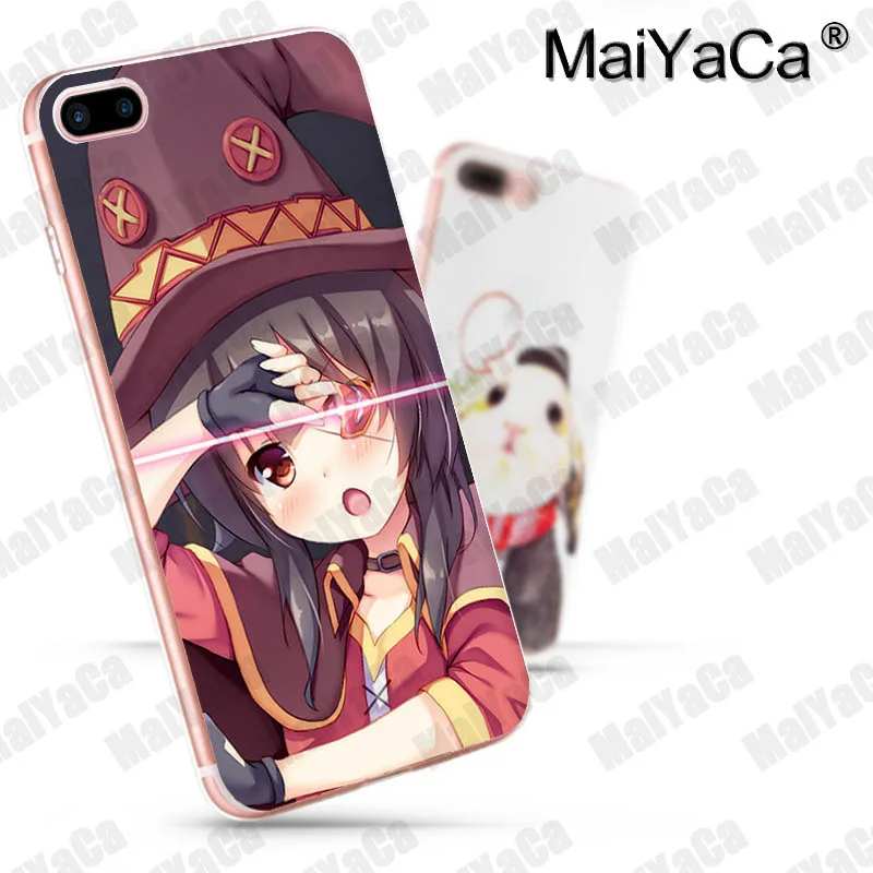 Чехол для телефона MaiYaCa японский аниме Konosuba Megumin Style iphone SE 2020 11 pro 8 7 66S Plus X 5S XS XR