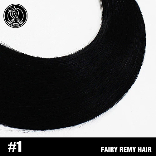 #1 Сказочные волосы remy 18 дюймов 100 г/шт. двойные нарисованные натуральные человеческие волосы Weft изюминка пепел блонд прямые пучки волос для наращивания - Цвет: #1