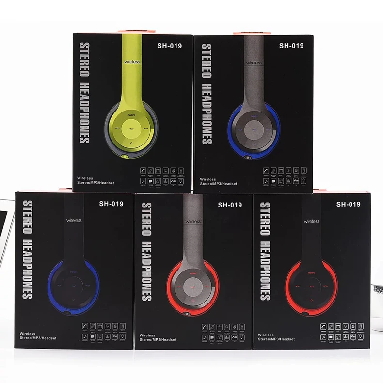 YUANGHANG Wireless Bluetooth Headphones with Mic NFC Sport Headset Stereo Earphone Support TF Card for Phone Computer | Электроника