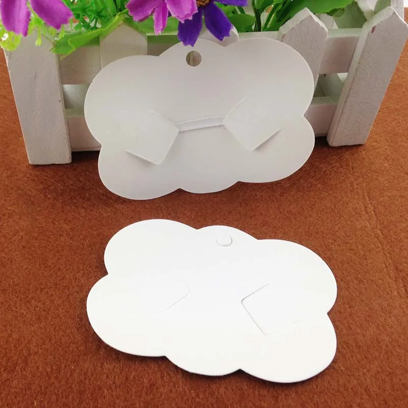 Новинка 2016 пустая белая лента для волос с карточкой ювелирный дисплей карта 100