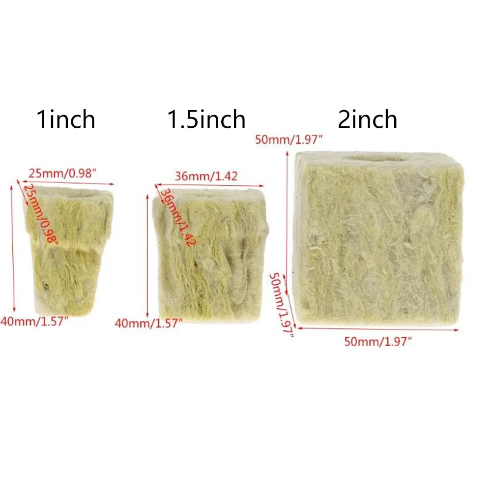 Гидропоники Grow Blocks Rockwool кубики безвредное культивирование вентиляционные средства сжатия база теплица Мини Сад практичный