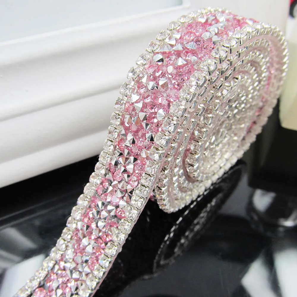 Стразы с ремешками 1 ярд/партия оптовая продажа аксессуаров для одежды отделка