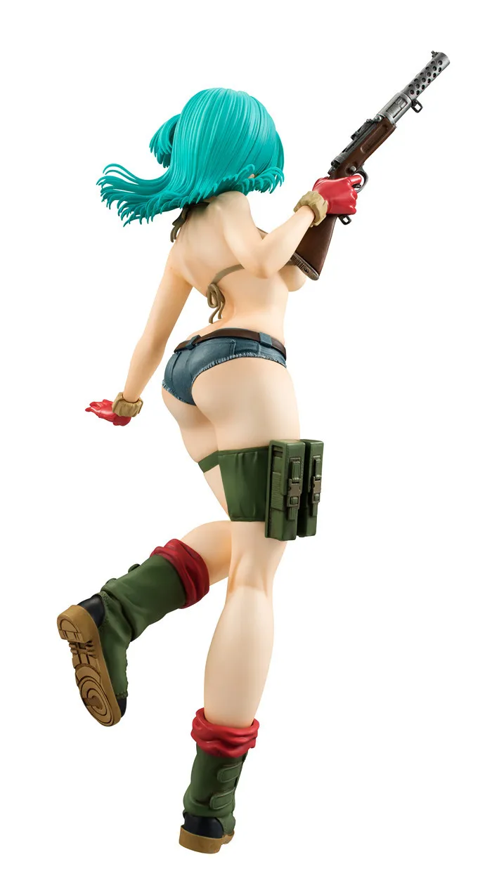 18 см Dragon Ball Z Bulma сексуальное бикини с рисунком из аниме фигурка ПВХ Новая