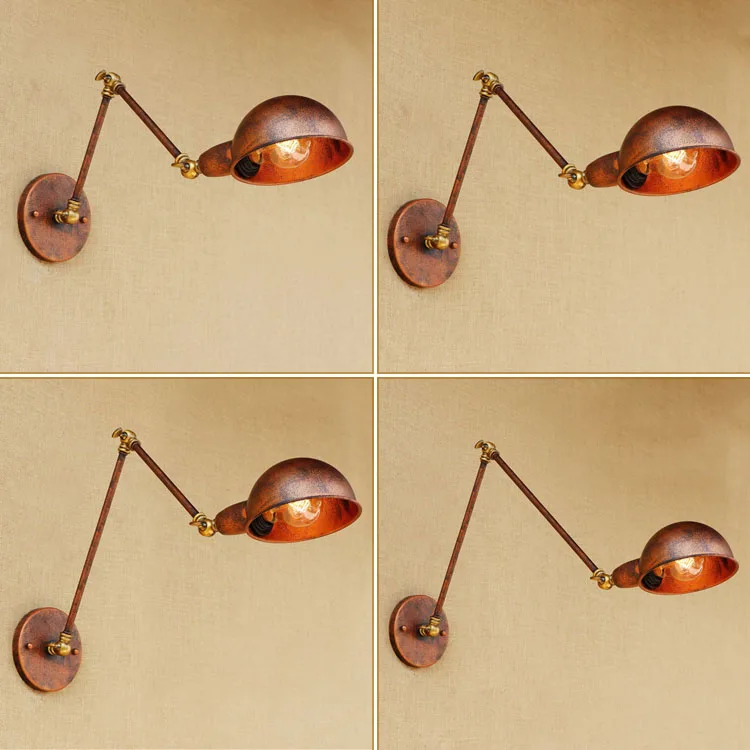 

Industrial Loft Style Edison Wall Sconce Swing Long Arm Vintage Wall Lamp Iron Wall Light Fixtures Indoor Lighting Lamparas