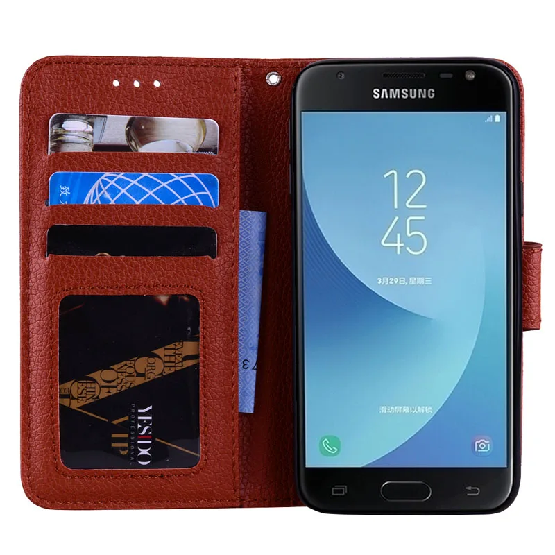 for Samsung J530FM SM-J530FM J530FM/DS Galaxy J 530 Case 2017 J57 J530 J530F SM-J530F Phone Bag Leather Cover Point Flip | Мобильные