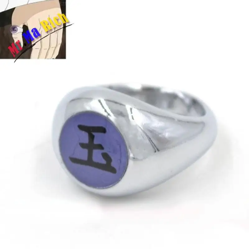 10 шт./комплект аниме Наруто акасуки память Anello Figura Modello Matel Anelli Uchiha Itachi 2 см|uchiha