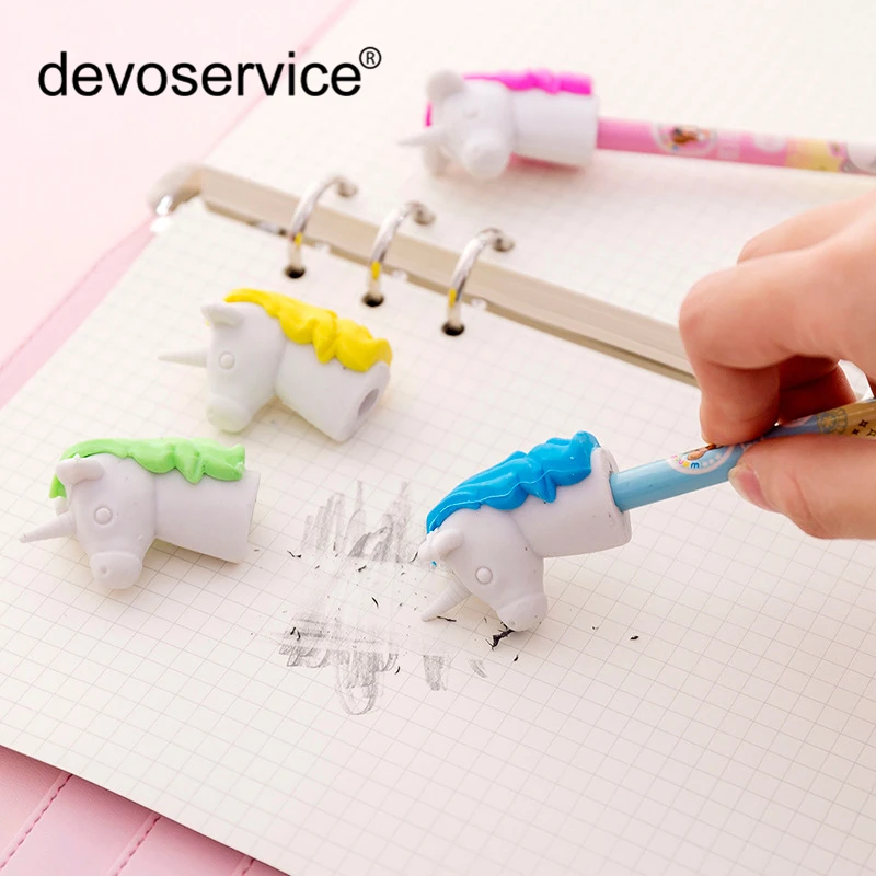 Милый мультяшный единорог карандаш ластик многофункциональный резиновый