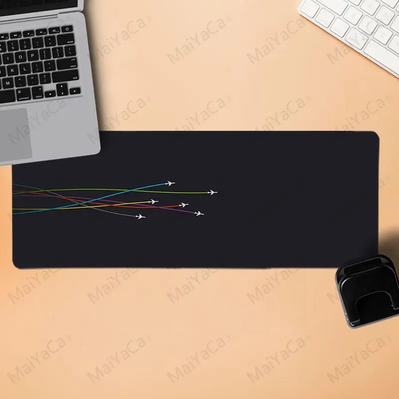 

MaiYaCa Gaming Mouse Pad Large Mouse Pad Gamer Big Mouse Mat Computer Mousepad Carpet plane Mause Pad Keyboard Desk Mat Game