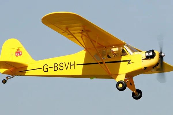 FMS модель 1400 мм/1 4 м Piper J3 Cub PNP тренажер для начинающих самолет Масштаб RC