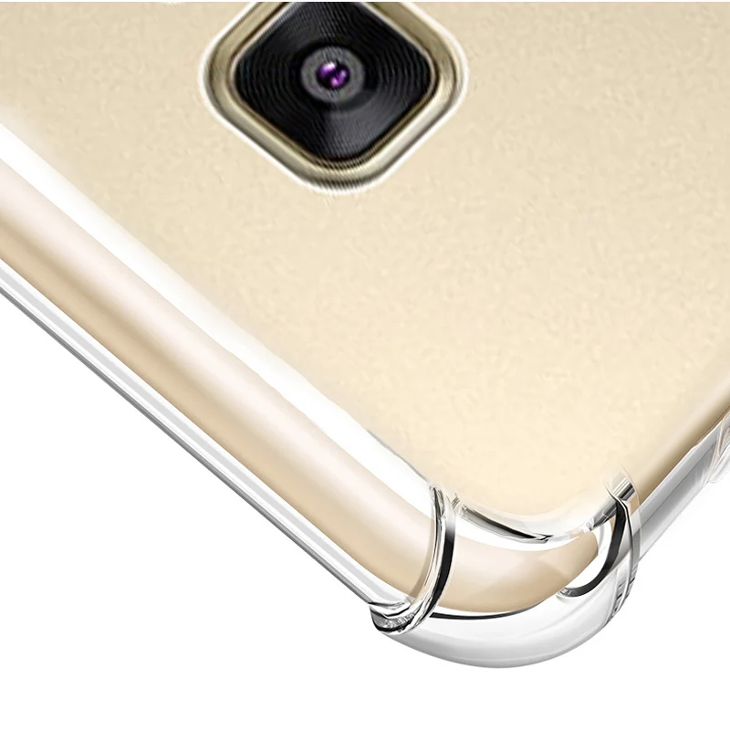 Роскошный противоударный прозрачный однотонный мягкий чехол для Samsung Galaxy A9 2016