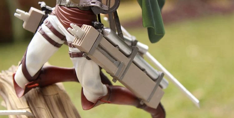 Атака на Титанов Pulchra Levi Ackerman боевой стиль 28 см ПВХ фигурка игрушка Коллекционная