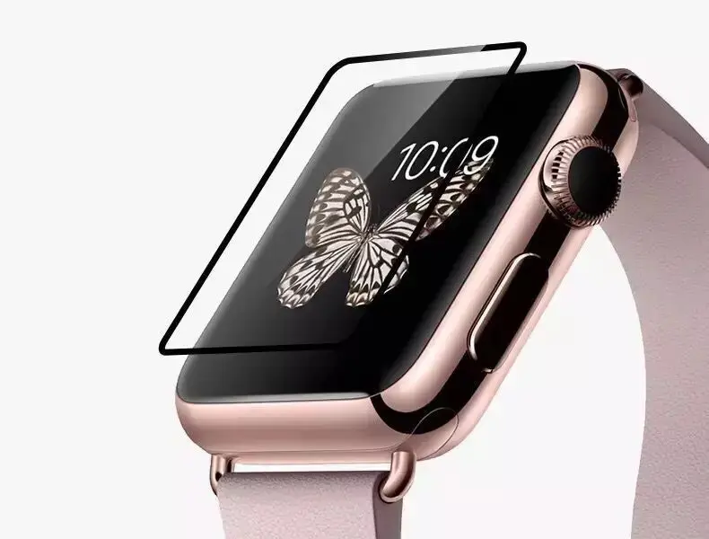2.5D ультратонкая прозрачная пленка из закаленного стекла для Apple Watch Series 1 2 3