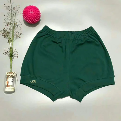 Новые хлопковые шорты качественные шорты для Айенгар-йоги M L XL XXL профессиональные короткие штаны женские инструменты шорты для Айенгар-йоги женские мужские брюки - Цвет: Зеленый