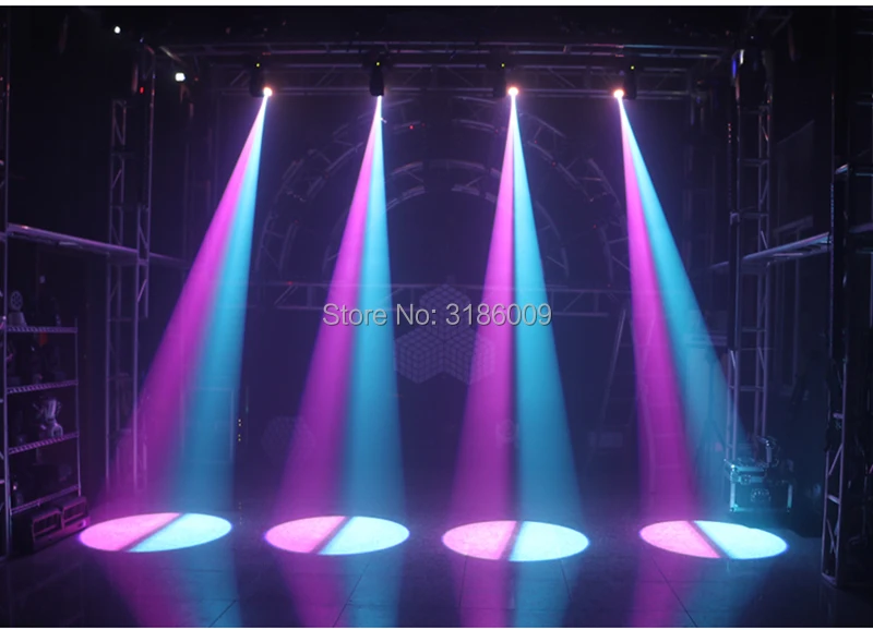 Быстрая 30 Вт dj Led изображение движущаяся головка со светодиодной лентой дискотечные огни Высокая Яркость Регулировка изображения с DMX 512 показать время