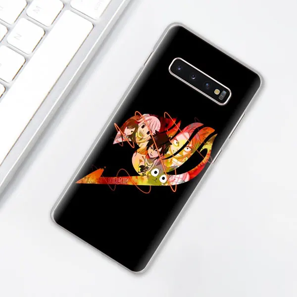008 Аниме Манга Сказочный Хвост Логотип чехол для телефона для samsung Galaxy S10e S10 Plus S7 S8 S9 Plus Note 8 9 M10 M20 M30 жесткий чехол - Цвет: 008