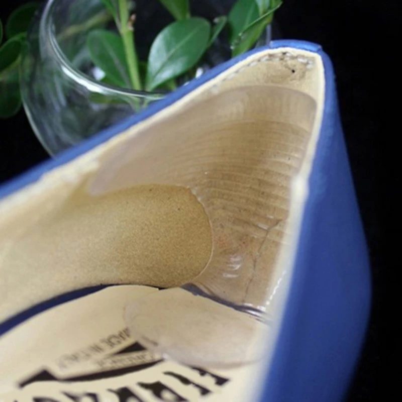 Незаметные силиконовые наклейки для обуви прозрачные стельки после пятки