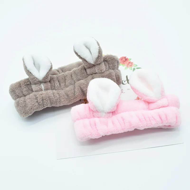 

Ladies Wash Face Yoga Stretch Hairbands of Rabbit Ears