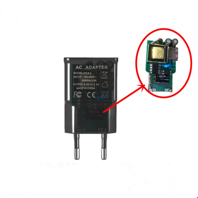 USB-адаптер для зарядки 1 шт. 7100 А 5 В путешествий за рубежом | Электроника
