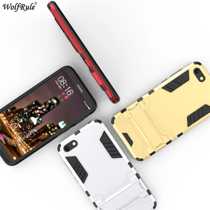 Чехол для Huawei Honor 7A чехол из ТПУ и поликарбоната с держателем телефона 5 45 дюйма