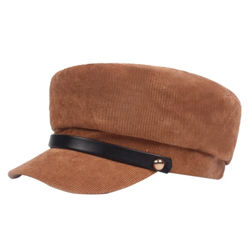 Зимняя шерстяная Женская Бейсболка на пуговицах солнцезащитный козырек дышащая