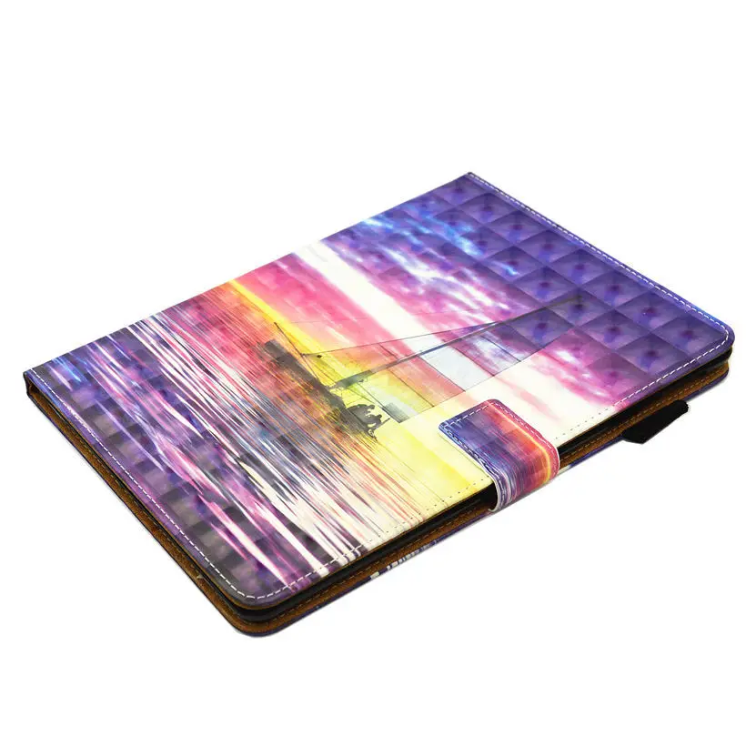3D цветной чехол для Apple новый iPad 9 7 2017 A1822 умный планшета модный мультяшный из