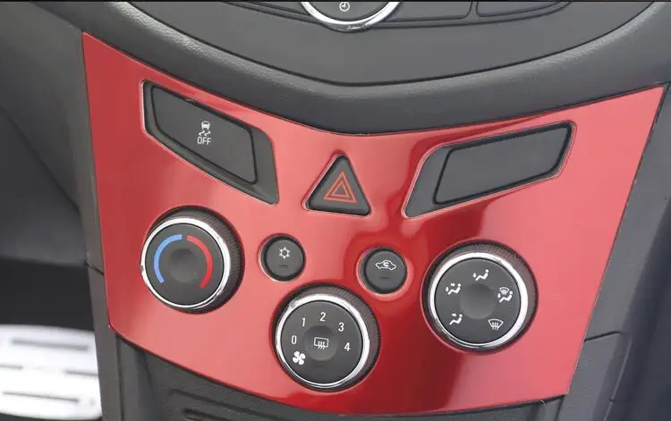 Car Styling Air Conditioning Adjust Switch Panel Cover Trim Sticker Interior Decor Covers For TRAX 2013 2014 2015 | Автомобили и