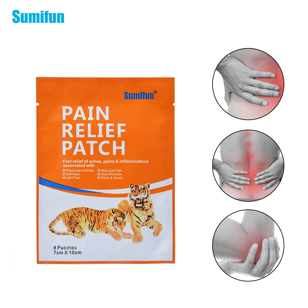 

Sumifun 8pieces in One Bag Pain Relief Patch Fast Relief Of Aches Pains & Inflammations Health Care Medical Plaster K01301