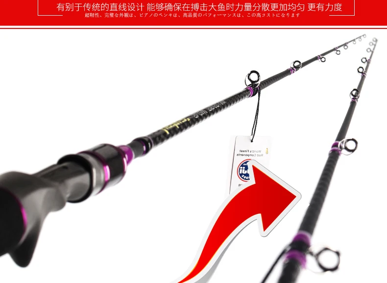 Lurekiller рыболовные удочки fuji медленное Спиннинг/Литье 40-150 г PE 0,8-2,5 спираль fuji направляющий светильник