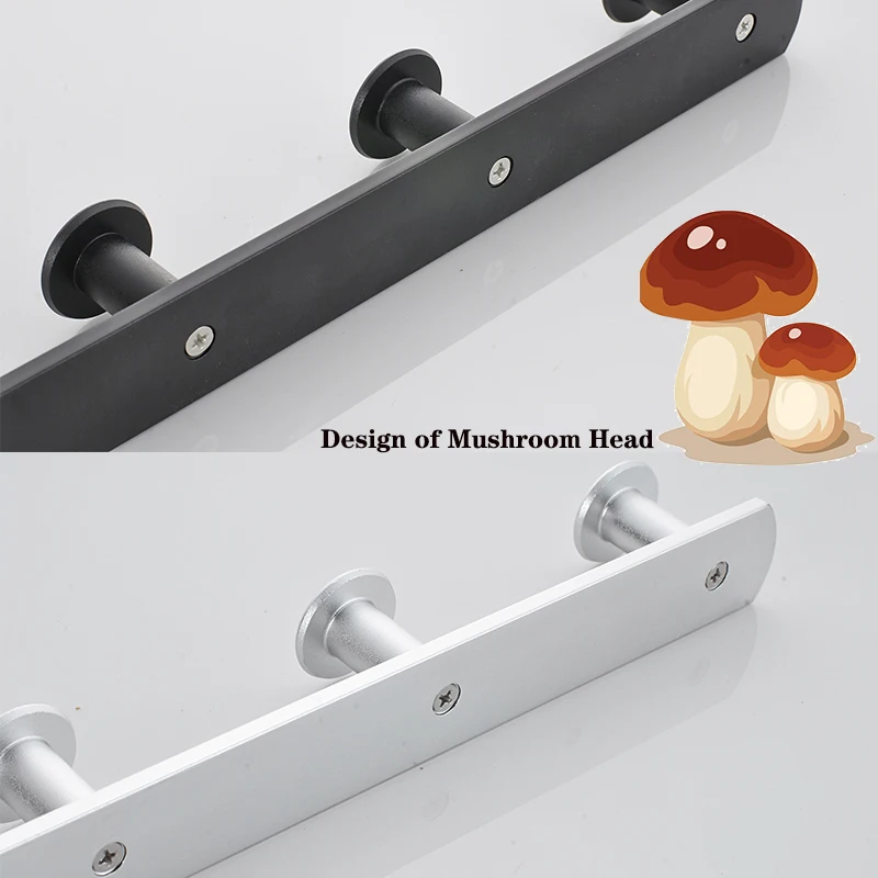 6pac крючок для халата черные крючки ванной сумка полотенец шляпа настенный одежды