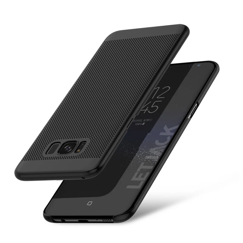 Чехол для телефона Samsung Galaxy S9 S8 S7 S6 Edge Plus теплоотвод чехол Note 8 9 дышащий |