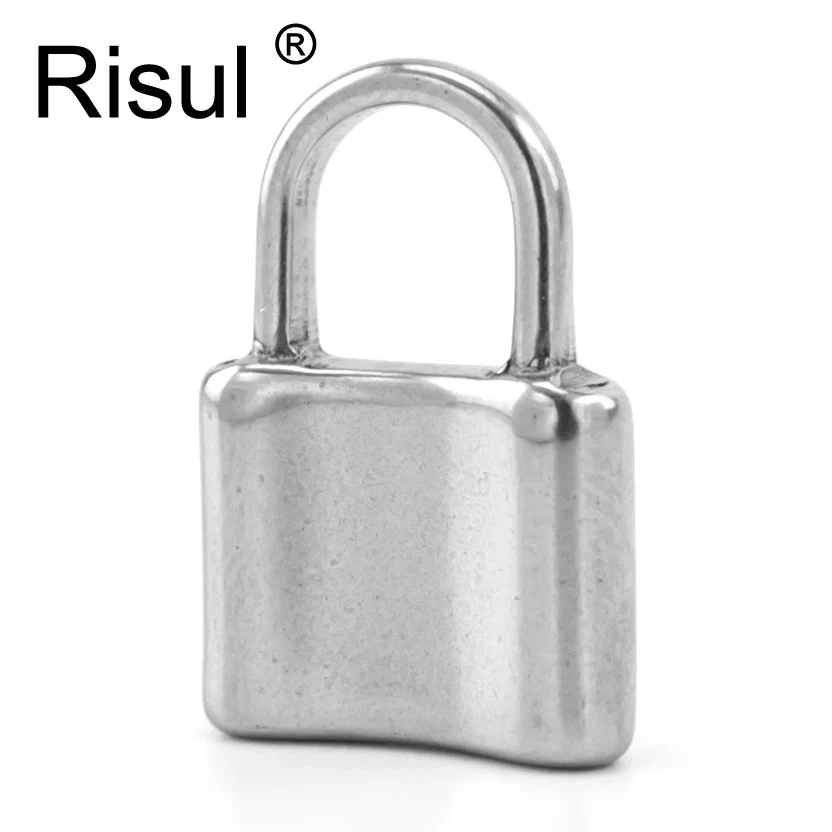 Risul мини замок Подвески из нержавеющей стали маленькие подвески DIY бирки для