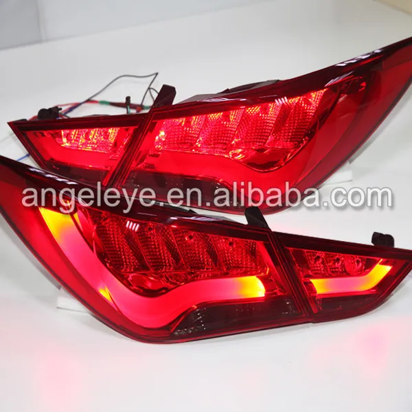 

209-2014 Year FOR HYUNDAI SONATA Sonata YF Sonata I45 LED Taillights Rearlights back light for BMW Style Red Black color