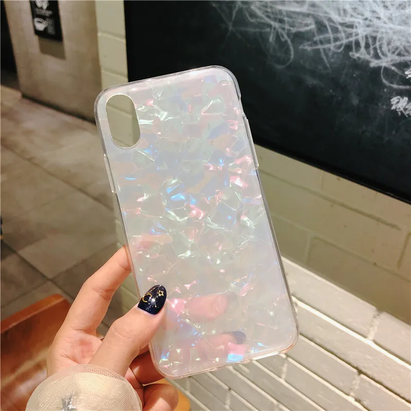 Яркий мягкий чехол из ТПУ с моллюсков для iPhone 6 6S 7 8 Plus XS MAX XR X S чехлы