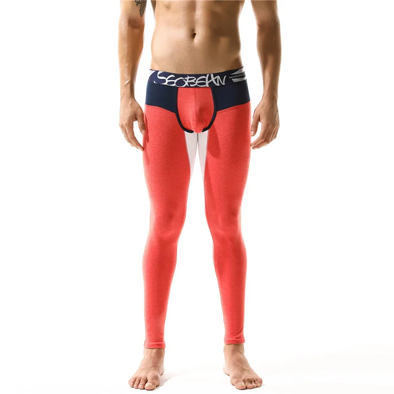 KWAN. Z мужские кальсоны термобелье для мужчин термос cueca soild осеннее термобелье тонкие теплые трусы