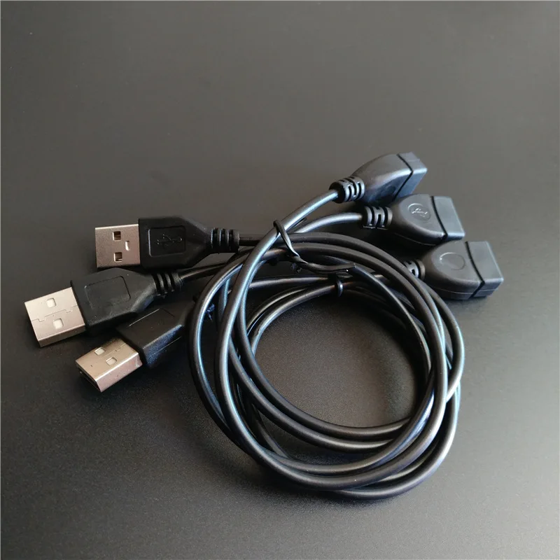 USB 2,0 Мужской к женскому USB кабель 1,5 м 0,5 м 1 м удлинитель провод супер скорость Расширение синхронизации данных кабель для ПК ноутбука клавиатуры