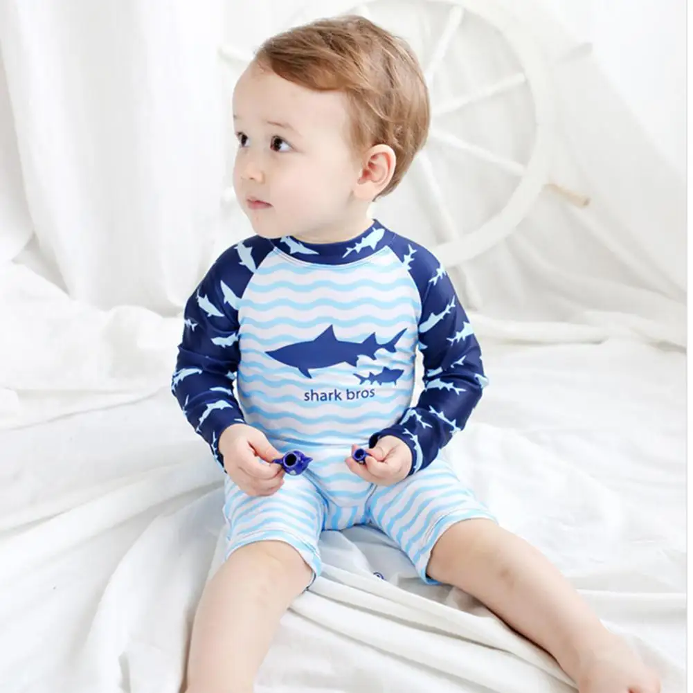 Kidlove/детский цельный купальник с милым рисунком для мальчиков; купальный костюм