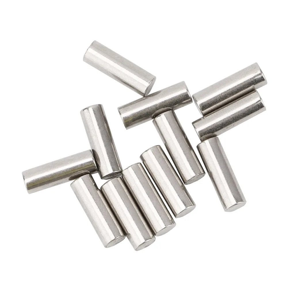 12pcs Electric Guitar Humbucker Pickup Metal Pole Slug Unmagnetized Rods 18mm/15mm Length 5mm Diameter | Спорт и развлечения