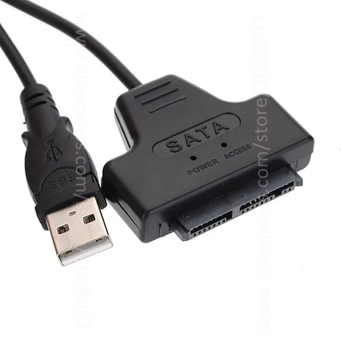 USB2.0 USB 2 0 к Micro SATA 7 + 9 16 P 1 8 &quotSSD жесткий диск адаптер для жесткого диска кабель 50 см