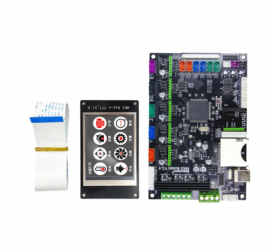 STM32 MKS Робин интегрированная материнская плата контроллер с TFT дисплеем закрытый