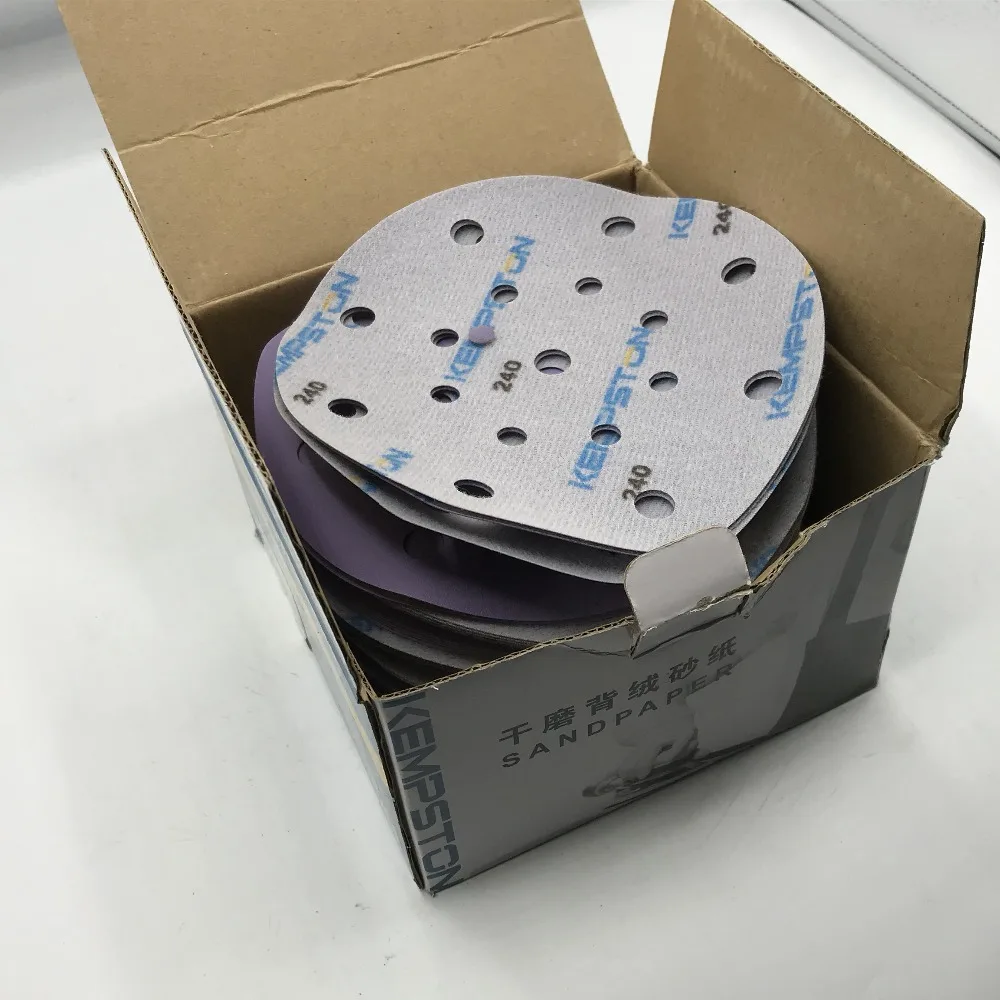 100pcs 5 Inch 125mm Round Sandpaper Eight Hole Disk Sand Sheets Grit 60-2000 Hook and Loop Sanding Disc Polish K-PM25 | Инструменты