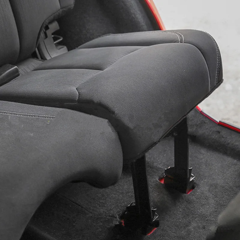 Черное заднее кресло Поддержка откидываются Spacer комплект для 07-17 Jeep Wrangler JK Unlimited 4-дверная фурнитура заднего сиденья откидываются комплект