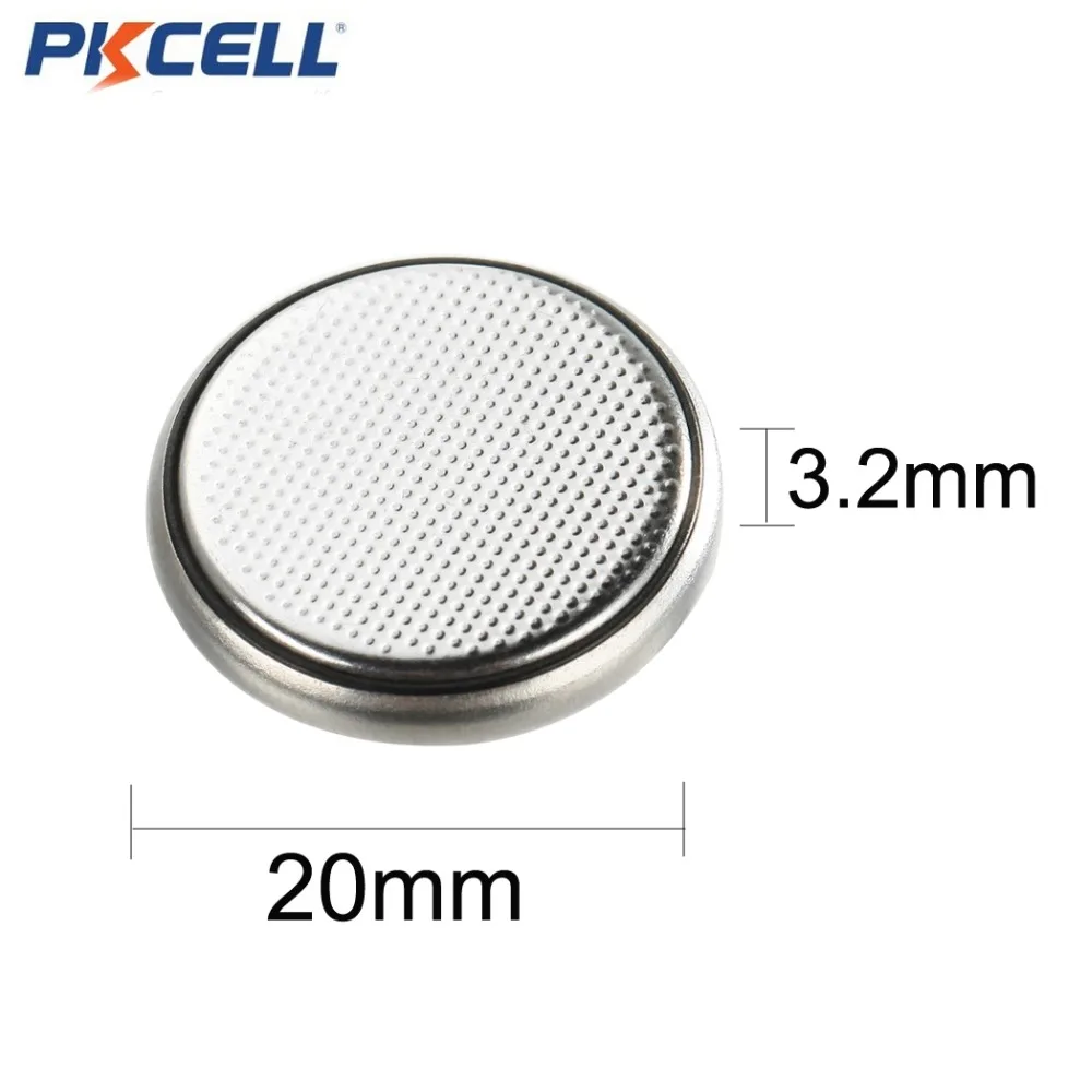 100 много PKCELL cr2032 3 В литиевая батарея кнопку батарейки CR2032 DL2032 ECR2032 5004LC шт. Кнопка