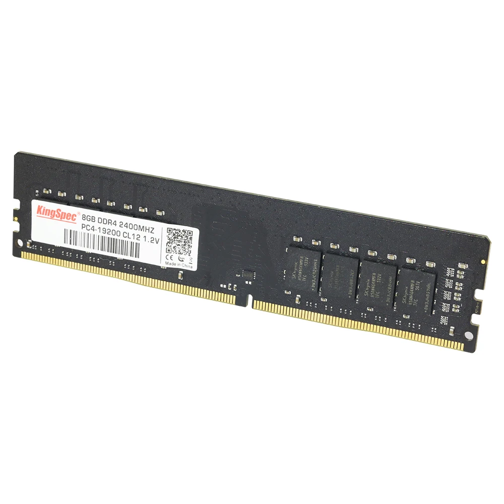 Оперативная память KingSpec ddr4 4 ГБ 8 16 2400 МГц оперативная для настольных