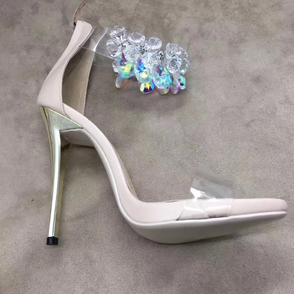 Женские босоножки на очень высоком каблуке шпильке с открытым носком|women sandals|high