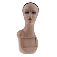 female mannequin head professional cosmetology w hole for wig hat making display hairpiecesglasses capsnecklace headwear