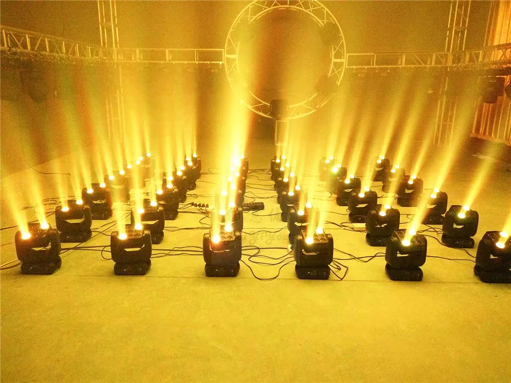 2x 3*3 Pixel Matrix LED Moving Head Individually Controlled 3x3 9pcs 12W RGBW 4In1 Beam Wash Blinder | Лампы и освещение