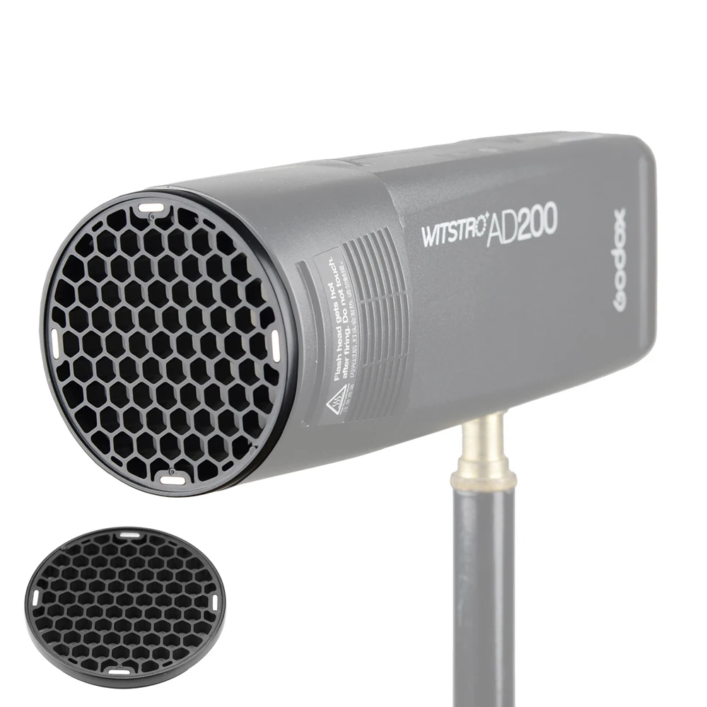 Godox H200R флэш-удлинитель + AK-R1 двери сарая Snoot Цветной фильтр отражатель соты