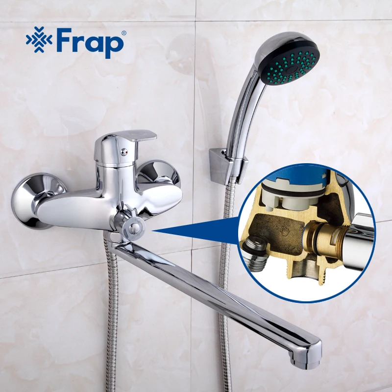 Душевая система FRAP 1 комплект смеситель для ванны душевая лейка набор латунный