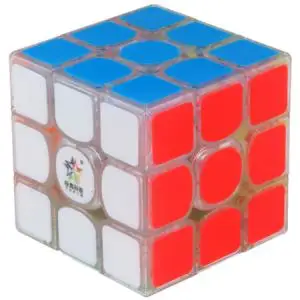 Transparent YuXin Kylin V2 M 3x3x3 Магнитный скоростной куб черный темно-красный версия/ - Цвет: Transparent