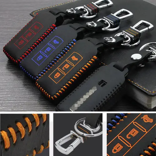 or Mitsubishi Pajero/ASX Remote key Case Cover Bag Holder High Quality leatherListed for charity |